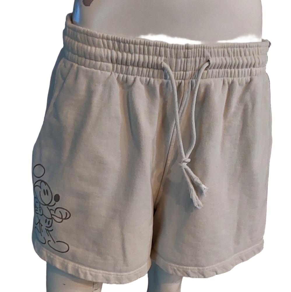 Disney Mickey Mouse & Friends Women's Cream Shorts